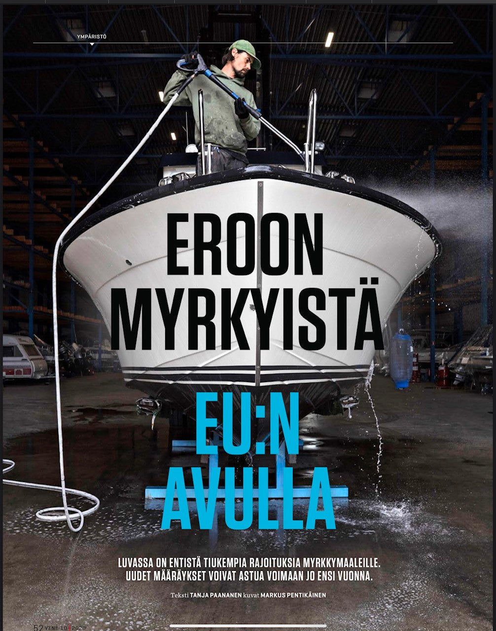 VENE-Lehti 10/2020: Eroon myrkyistä EU:n avulla