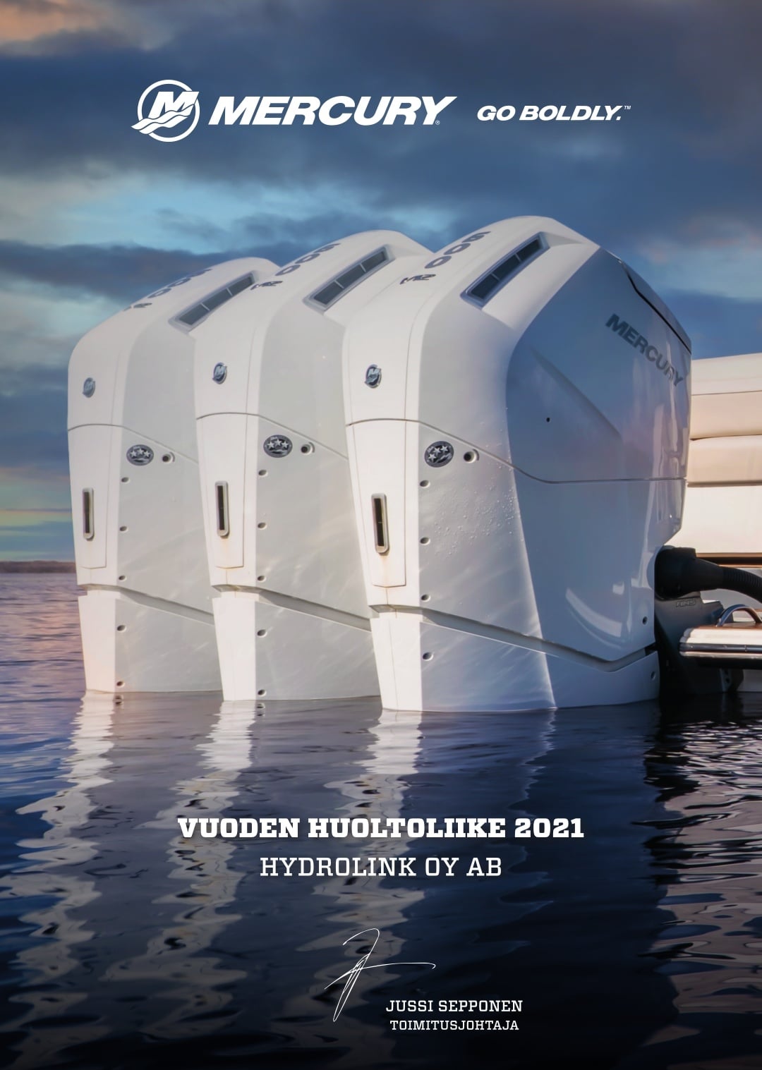 Mercury-huoltojen suomenmestaruus Venehotellin kumppanille